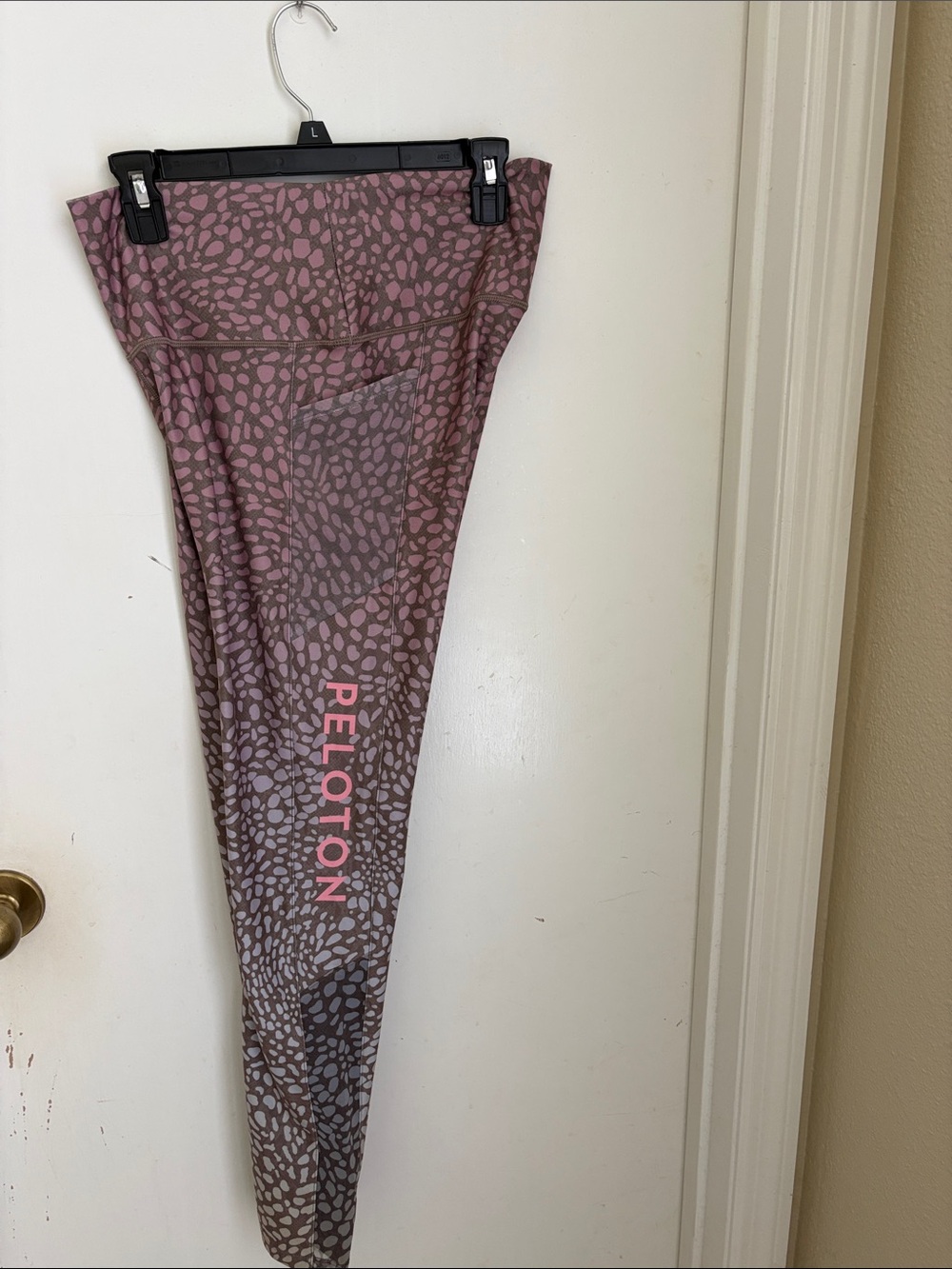Peloton x WITH  Riverstone Print Leggings with Logo.  Like new.  Never worn.